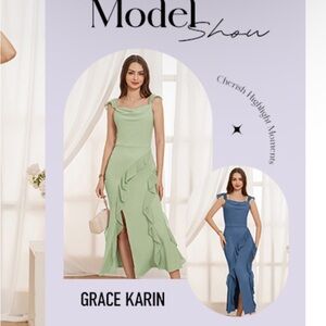 NEW Grace Karin Sleeveless Fishtail Dress